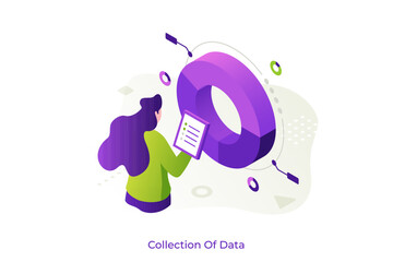 Business Isometric Vector Illustration With Characters