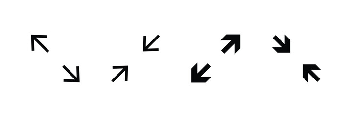 Resize Arrows vector icon