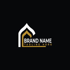 Construction Business Logo Design Vector Template