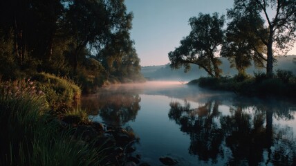 morning in the forest