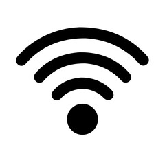 Wi-Fi Signal Icon – Wireless Network Symbol Vector