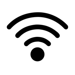 Wi-Fi Signal Icon – Wireless Network Symbol Vector