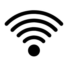Wi-Fi Signal Icon – Wireless Network Symbol Vector