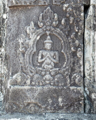 Obraz premium Ancient temples of the abandoned city of Angkor, near the city of Siem Reap, Cambodia