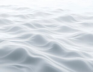 Fototapeta premium Abstract White Undulating Surface Texture A Seamless, Soft, and Elegant Background Image for Design Projects