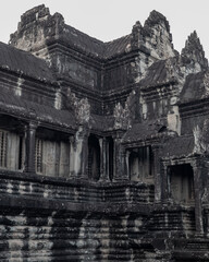 Obraz premium Ancient temples of the abandoned city of Angkor, near the city of Siem Reap, Cambodia