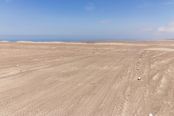 Track in San Fernando national reserve, Peru