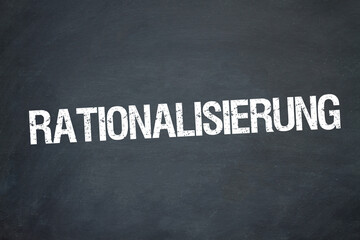 Obraz premium Rationalisierung 
