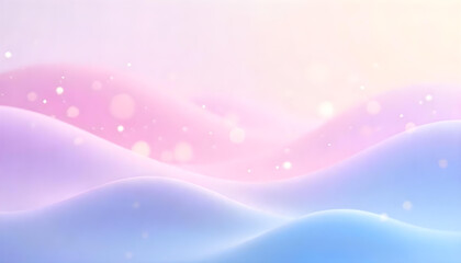 Soft pastel gradient background with gentle flowing curves and smooth transitions between pink, lavender, and sky blue