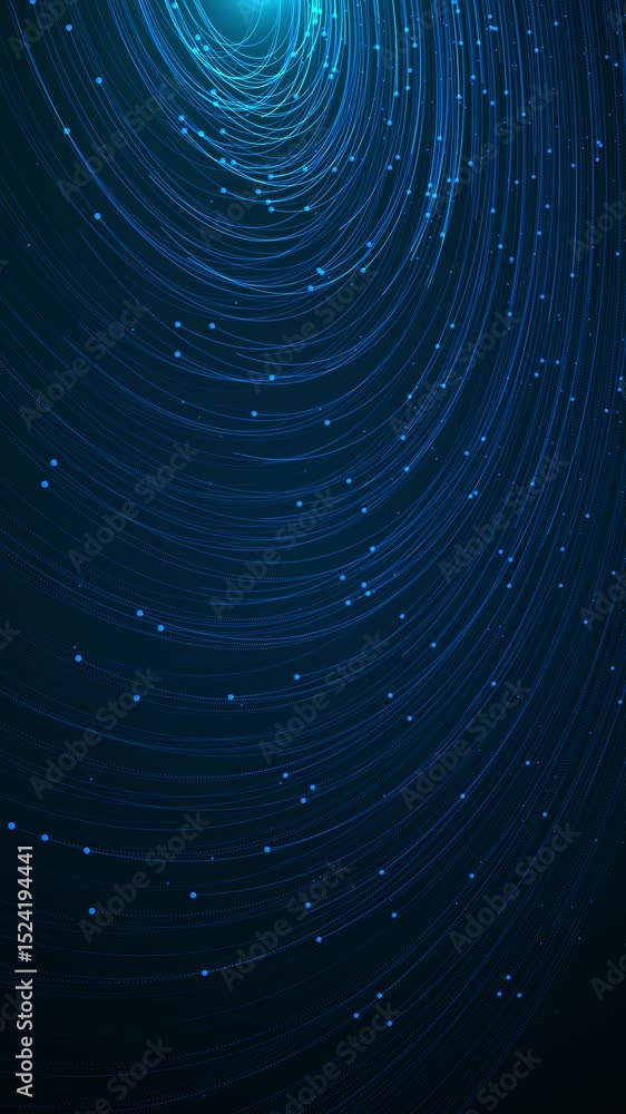 Poster ai data transmission concept futuristic glowing neon circuits on dark blue background, artificial in