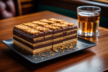 Kalter Hund: Explore the Classic German Cold Dog Cake Made with Layers of Butter Cookies and Chocolate Cream, Chilled to Perfection for a Simple Yet Indulgent Treat