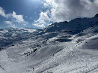 ski resort in the alps