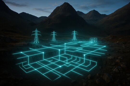 Underground power stations operating amidst conflict in mountainous terrain