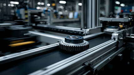 Naklejka premium Automation Logo Design Management Solutions Production Icon Modern Tech Brand Identity Streamlined Process Symbol Efficiency Focused Visual Mark Business Growth 