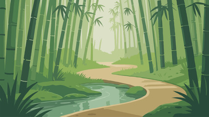 bamboo forest background