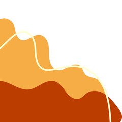 Abstract Blob Corner