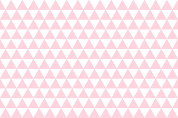 三角形パターンピンク