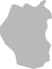 Kuala Lumpur, Malaysia – administrative vector map with level 2 district boundaries (Web Mercator projection, PPT-compatible & fully editable)