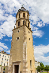 Obraz premium Clocher de la Charite on the Antonin Poncet in Lyon, France