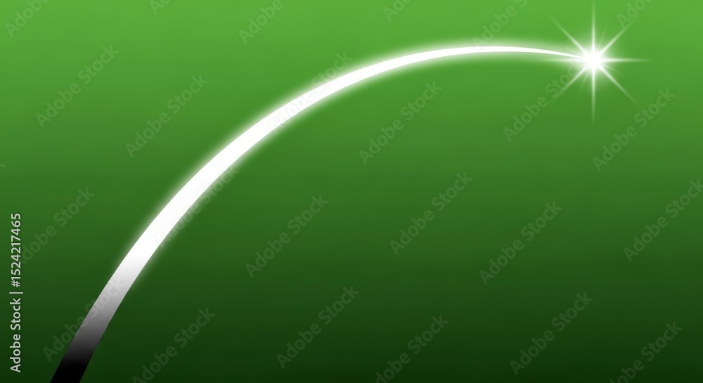 Aufkleber perfect arc: dynamic field goal graphic - a dynamic graphic showcasing the perfect arc of a field go