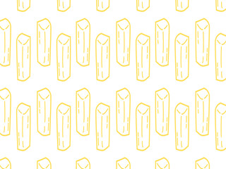 Seamless vector pattern of hand-drawn French fries in doodle cartoon style. Fun, quirky, and perfect for food packaging, textile design, wallpapers, or digital backgrounds. Ideal for fast food themes