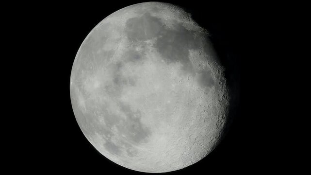 the moon and asteroids with excellent quality