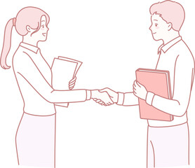 A professional handshake is a powerful symbol of partnership and mutual agreement in various business dealings