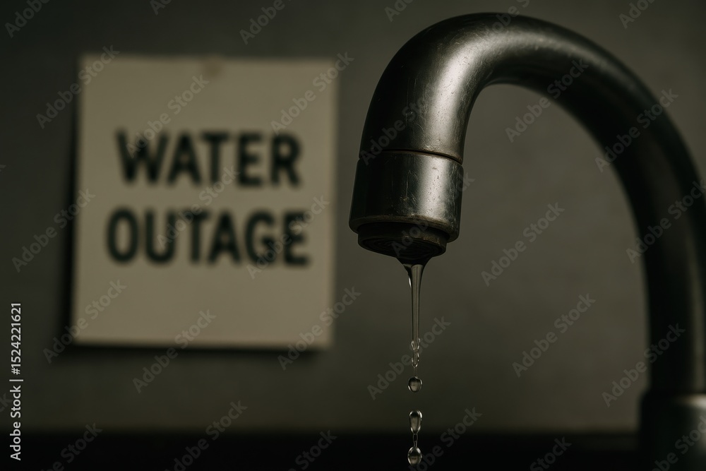 Poster hacker attacks disrupt water supply in cities, causing service interruptions and shortages