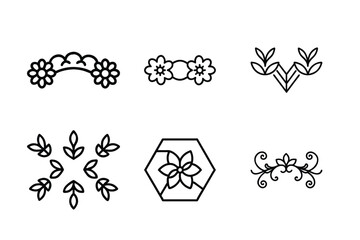 Vector illustration set of diamond font symbol and celtic knot with an abstract background design pattern for web icons and business logos