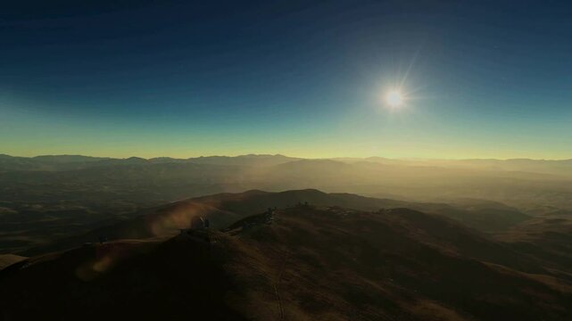 total solar eclipse and radio telescope