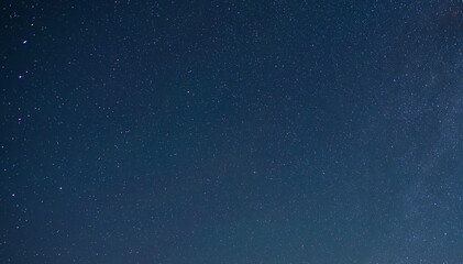 Beautiful bright Milky Way on the starry sky.  Astronomical background.