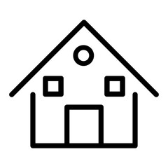 House icon vector. Home illustration sign. Building symbol or logo. Hotelweb icon design.