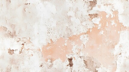Aged stucco wall texture with peeling paint.