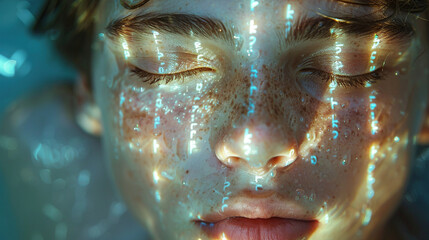 Narrative Portrait: Words Woven into Faces