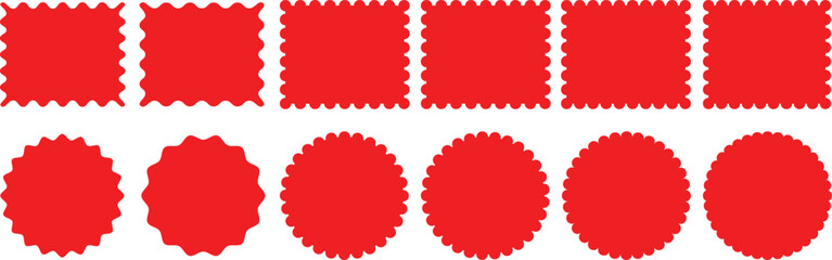 Vector wavy rectangles.transparent and Red Christmas ball with snow effect set.irregular colorful text boxes. Crayon drawn squares and rectangles with wavy.set of red and white christmas decorations