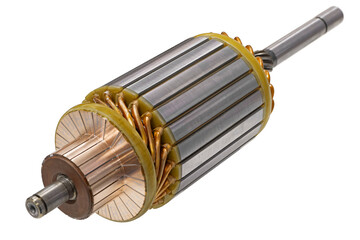 Rotor of generic electric motor, car starter, electric generator, or alternator