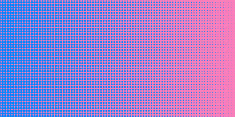 Graffiti punk style grunge banner with distress texture, ink drips and splashes. Blue and pink colored grunge background with hand drawn halftone and brush strokes.modern