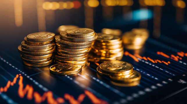 The value of gold often rises when other markets fall.