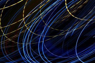Motion blur. Abstract painting colour textures with lighting effects. Wild light pattern. Fractal...