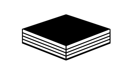 Black and white tiles on a white background.