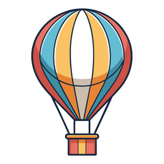Fototapeta premium hot air balloon vector illustration