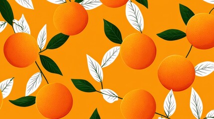 Clean Stylized Orange Pattern with Vibrant Vibes