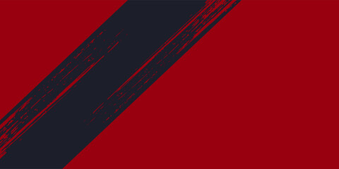 Vector red and black background with sporty brush motif.vector ilustartion