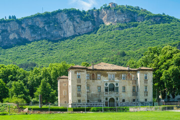 Palazzo delle Albere Historic villa under renovation Trento Italy