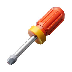 3d render of screwdriver isolated on transparent background