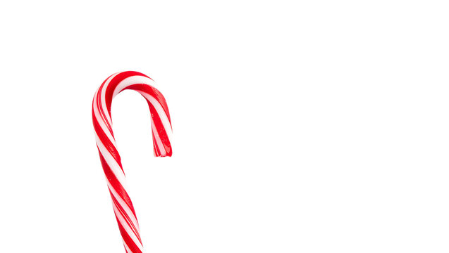 Candy cane christmas holiday christmas, christmas-tree, snowman christmas, gifts christmas,   abstract, background, ball, bell, bow,, photo background,   images,  Single Candy Cane on Black Background