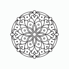 Mandala Floral Design