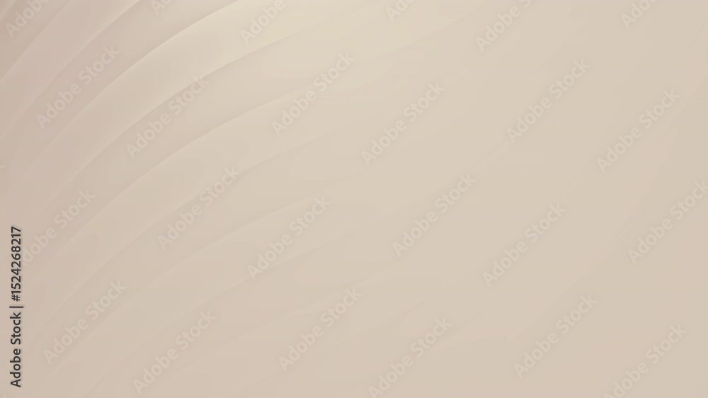 Poster abstract animation with subtle beige and light brown tones. curved lines create a soft, calming visu