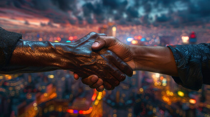 Unity in Diversity: Multicultural Handshake