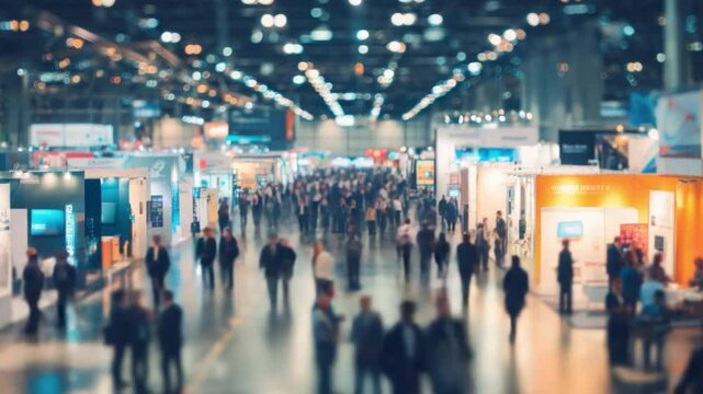 Business Networking Event: Capturing the energy of a bustling networking event.